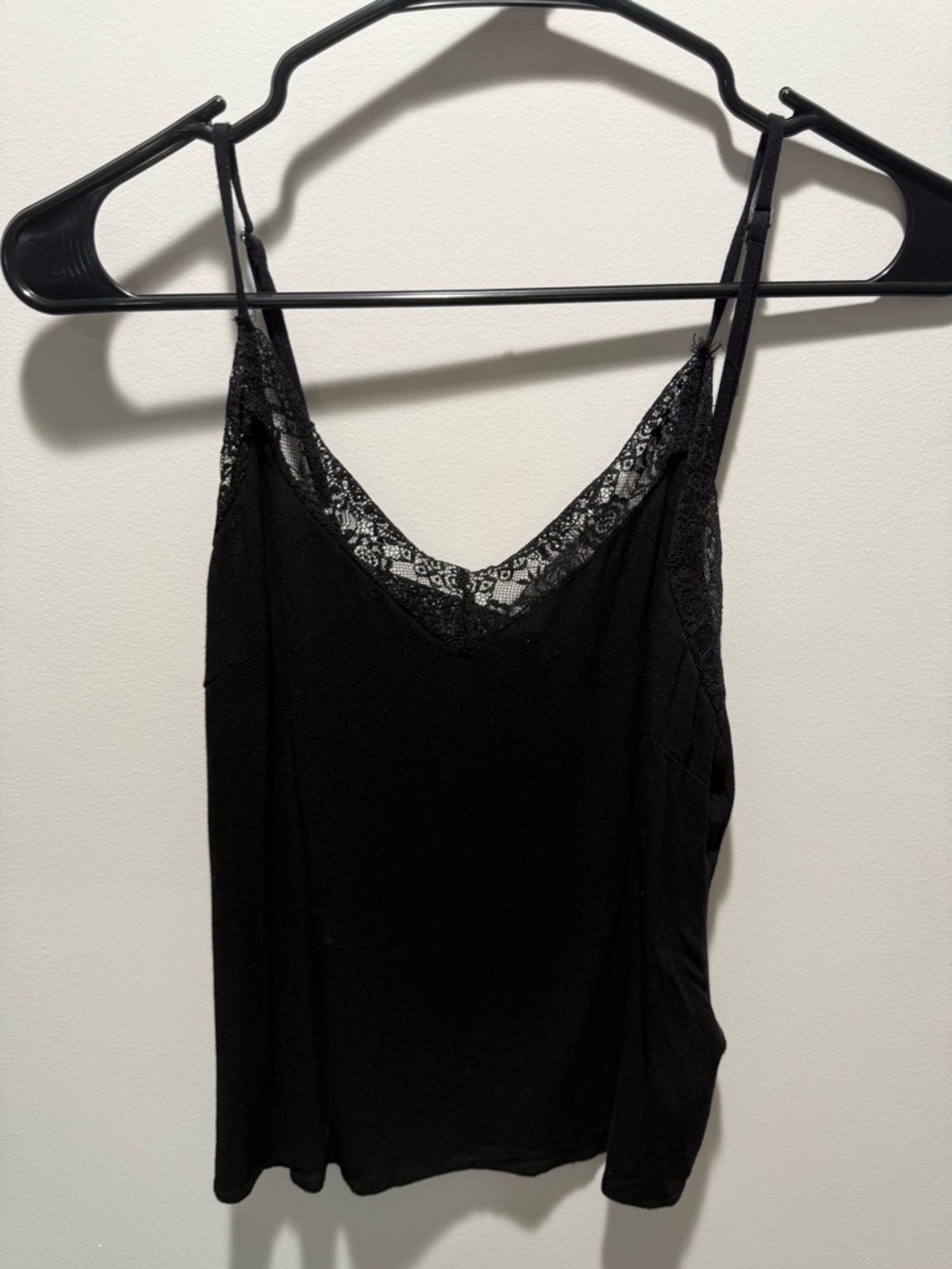 Forever 21 Black Lace-Trim Camisole